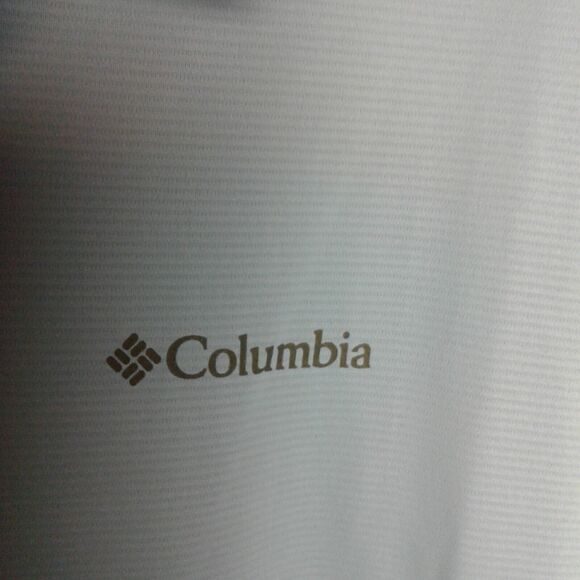 Columbia Shirt Mens XL light blue Omni-Wick Short Sleeve Polo - Picture 4 of 5